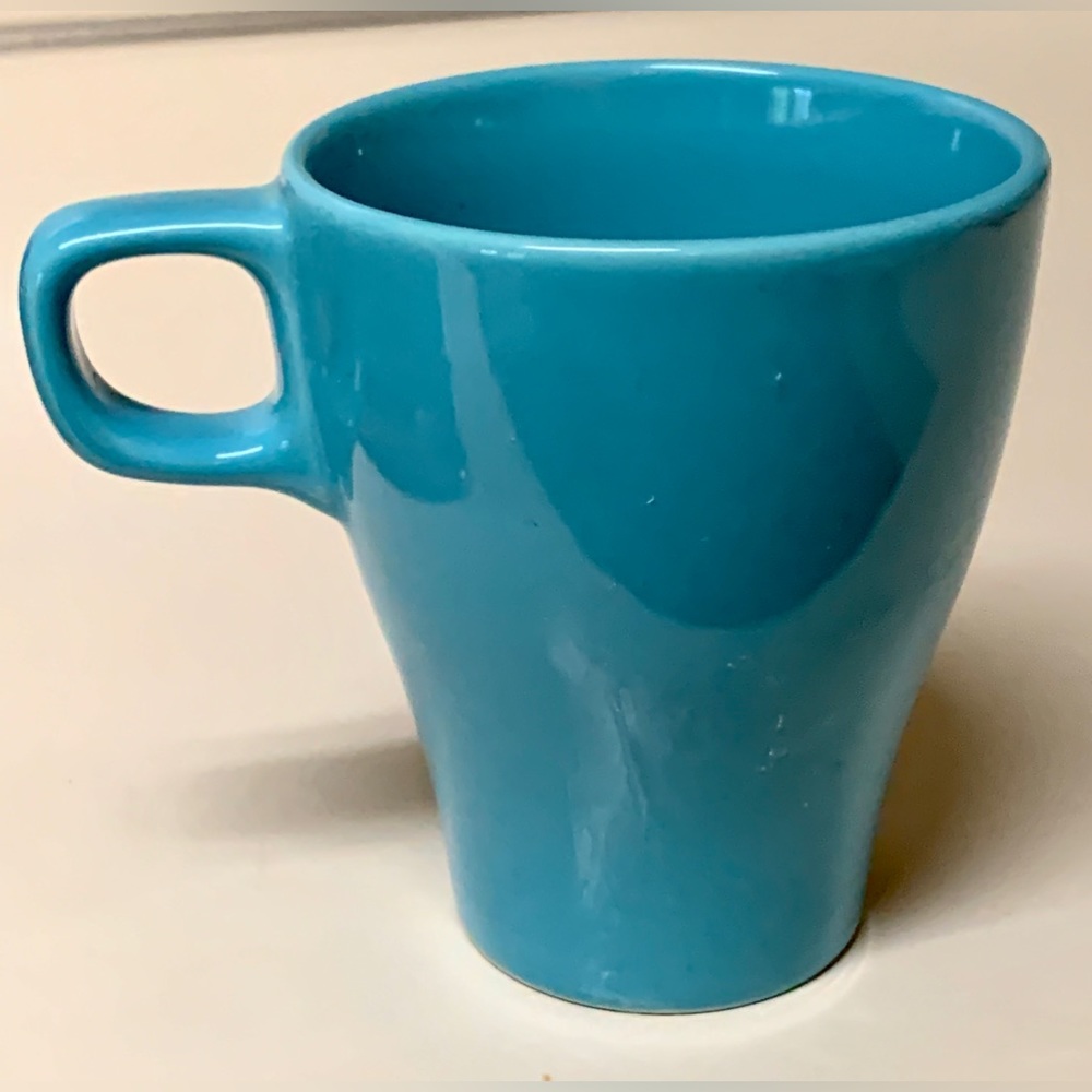 Vtg Discontinued Turquoise IKEA FARGRIK 15199 Ceramic Coffee Mug Replacement